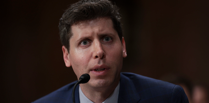 OpenAI首席執行官奧特曼訪歐引發抗議，ChatGPT 圖片