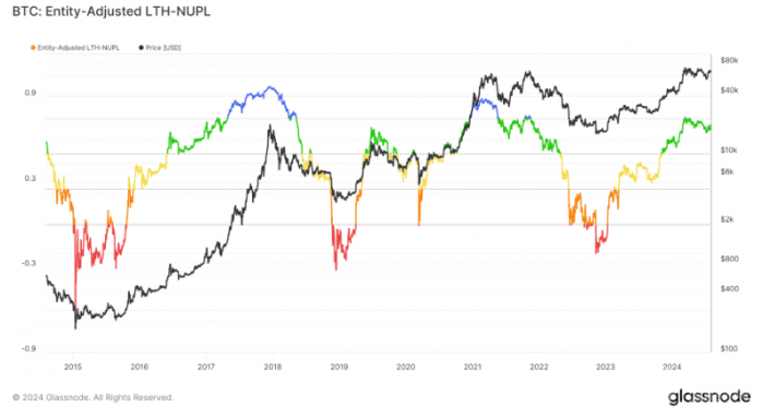 Bitcoin長期持有者信心強勁：LTH-NUPL&nbsp;指&nbsp;圖片