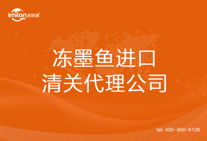 凍墨魚進口清關代理公司