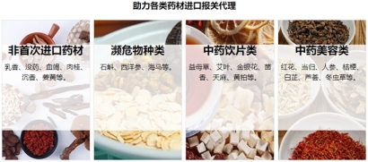 藏紅花/決明子/西洋參藥材進口報關流程及費用